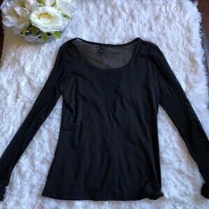 ZanZea Collection Very Light Sexy Shirt with Sheer Sleeves - Size M